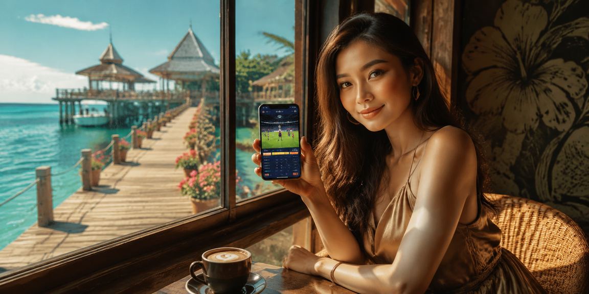 Cricket sports betting atmosphere in Sabah featuring local Malaysian cultural elements